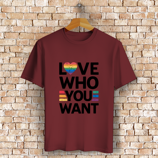 Love who you want - Unisex Shirt