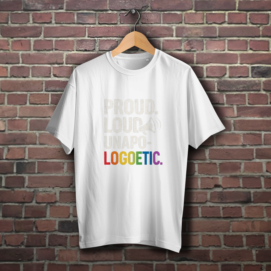 proud loud unapologoetic - Oversize T-Shirt für Selbstbewusstsein
