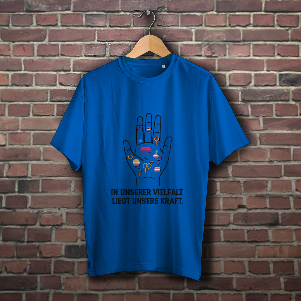 In unserer Vielfalt liegt unsere Kraft - Oversize Shirt