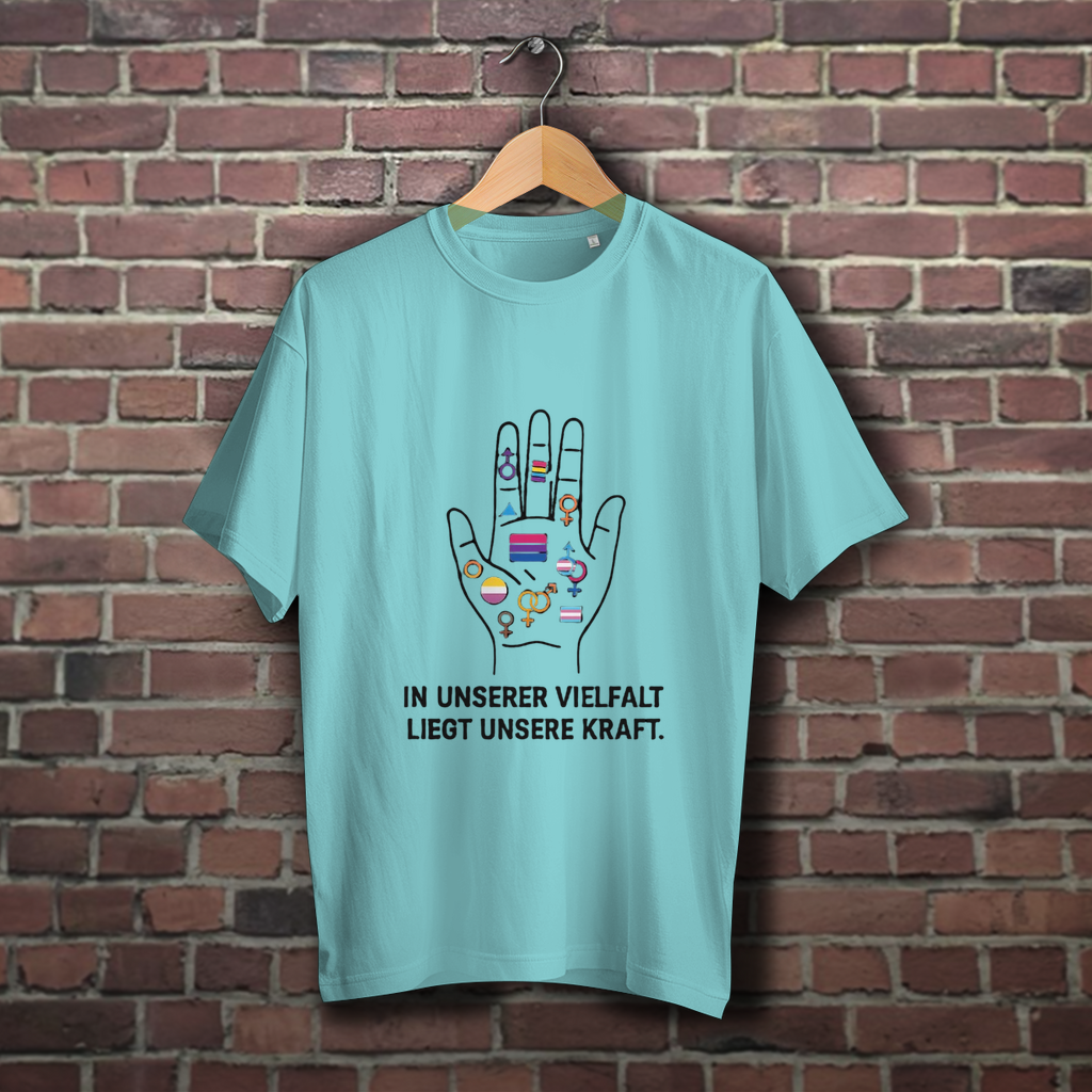 In unserer Vielfalt liegt unsere Kraft - Oversize Shirt