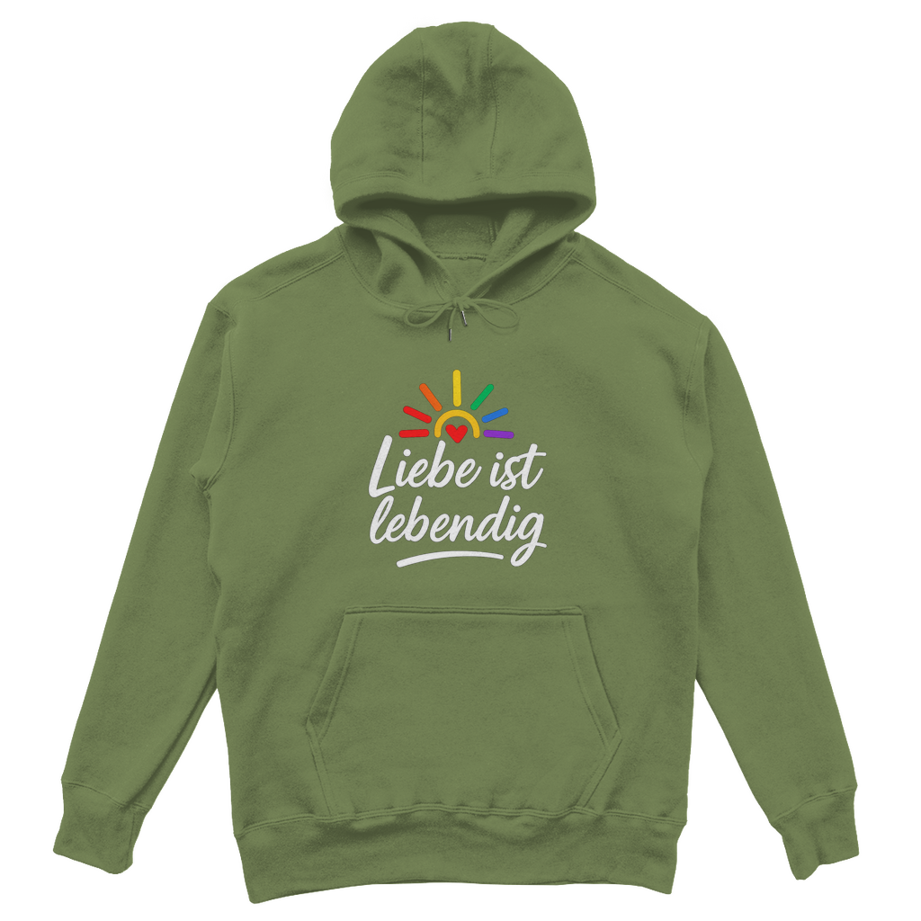 Liebe ist lebendig - Oversize Hoodie