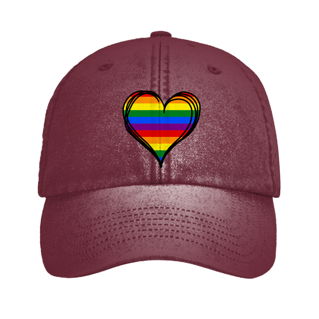 Vintage Cap mit Pride Symbol