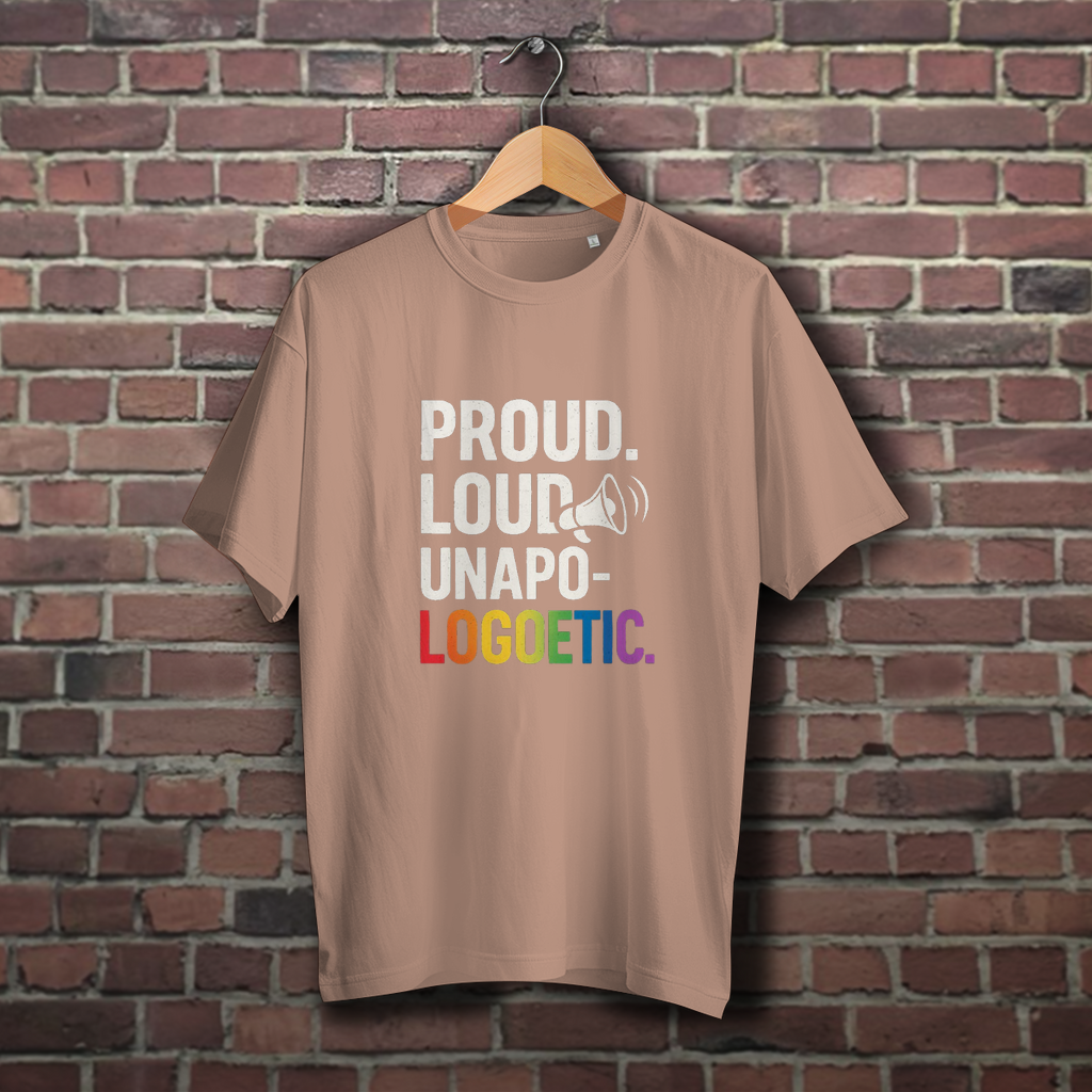 proud loud unapologoetic - Oversize T-Shirt für Selbstbewusstsein
