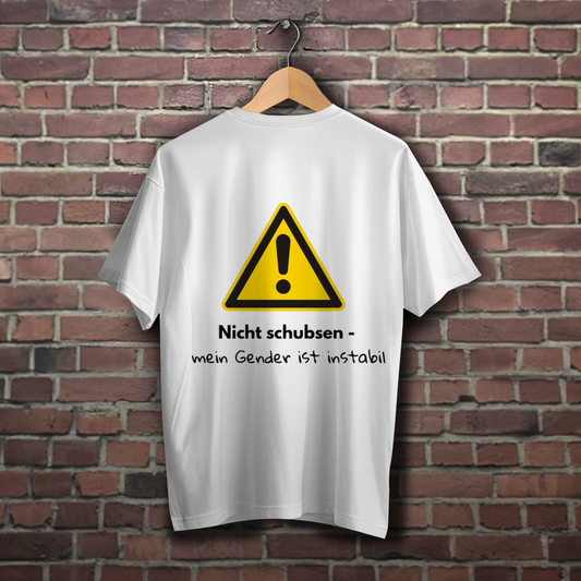 Nicht schubsen - Oversize T-Shirt