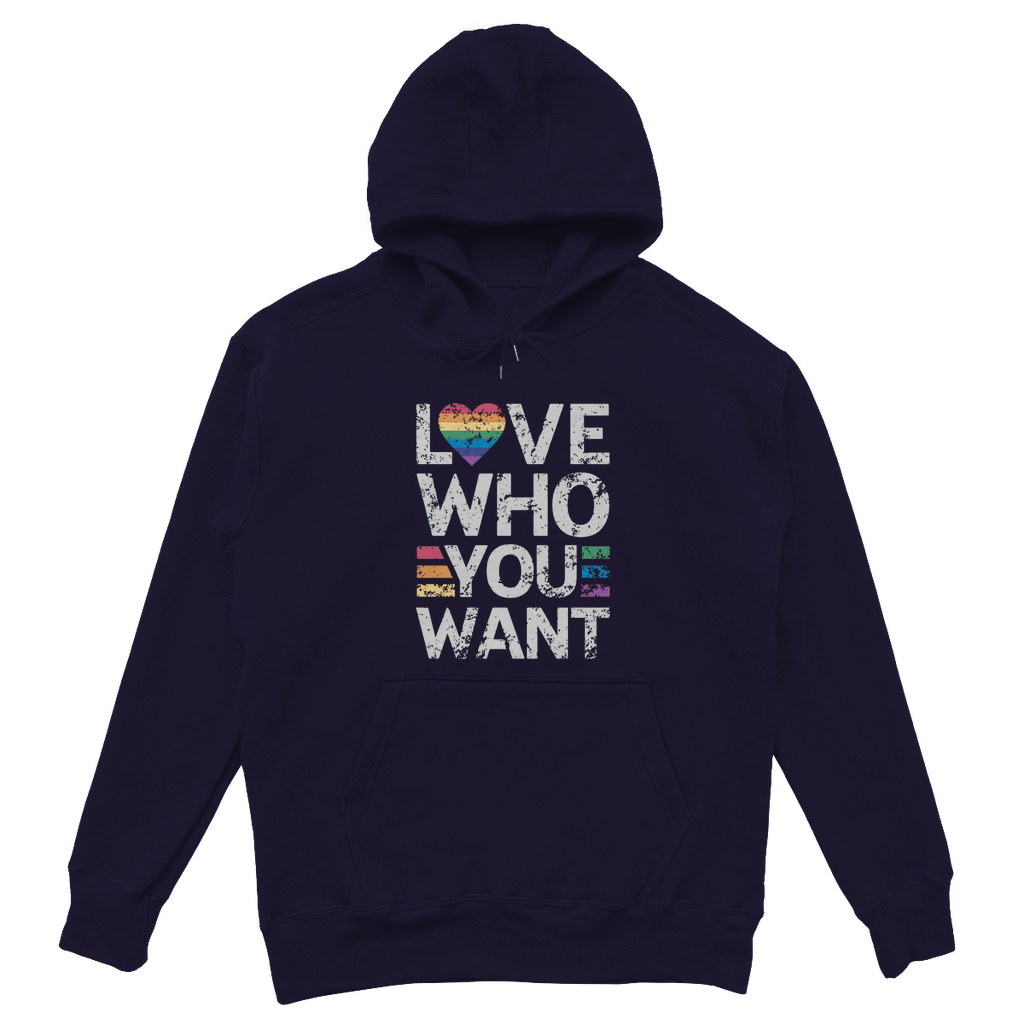 Love Who You Want – Oversize Hoodie für Liebe ohne Grenzen
