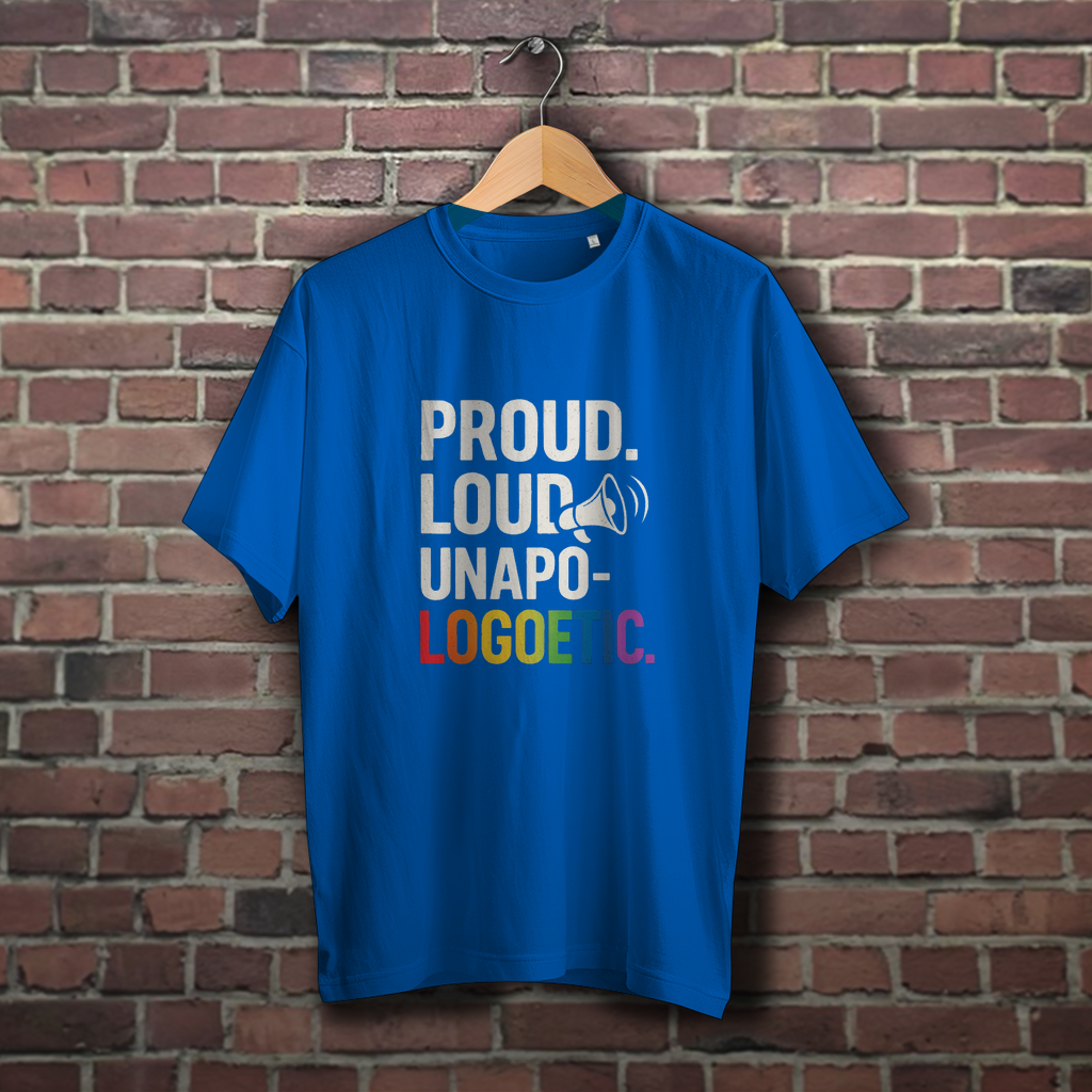 proud loud unapologoetic - Oversize T-Shirt für Selbstbewusstsein