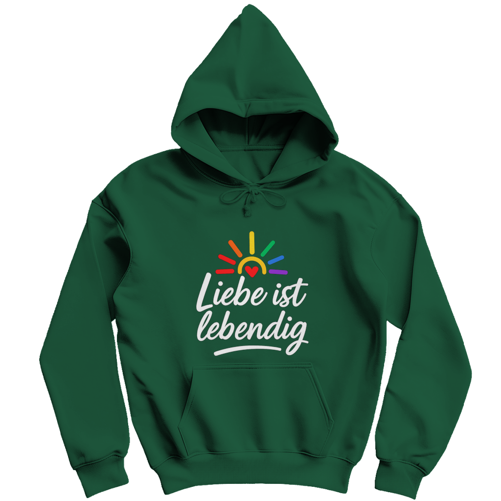 Liebe ist lebendig - Unisex Hoodie