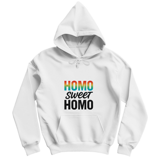 Homo Sweet Homo – Unisex Hoodie für Zuhause-Gefühl