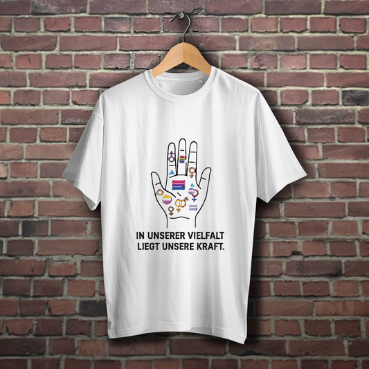 In unserer Vielfalt liegt unsere Kraft - Oversize Shirt